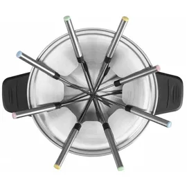 Orbegozo FDR 14 Fondue Set, Schwarz, Silber