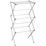 Home Vida 3-Tier-Reinigungstuch Trockner/Wäscheständer, Metall, Silber