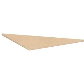 Geramöbel Verbindungsplatte Flex buche, dreieckig 80,0 x 80,0 x 2,5 cm