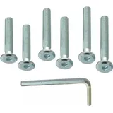 nanook shop Universal Kratzbaum Schraubenset M8 - 7-tlg.