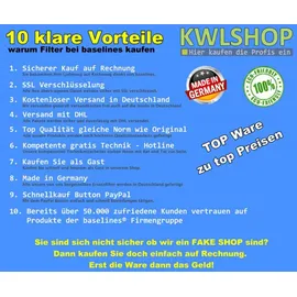 baselines Filter F7 für CWL 300B CWL 400B mit Bypass 3 Stück