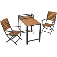 Merxx Santorin Balkonset 3tlg. Balkonklapptisch