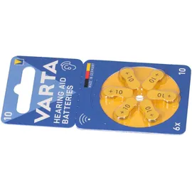 Varta Hearing Aid 10 PR70 Zink-Luft,