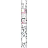 Avenue Mandarine Graffy Roll zum Ausmalen Plakatpapier 90g 5m x 0,35m