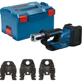 Bosch Professional GPT 18V-19 Akku-Presswerkzeug solo inkl. L-Boxx + Zubehör (06019M2002)