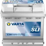 VARTA C30 Silver Dynamic 12V 54Ah 530A Autobatterie 554 400 053