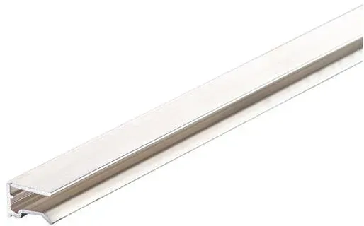 U-Profil 6 mm Alu 1050 mm, pressblank, Verschluss obere und untere Seite