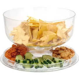 Excellent Houseware 6-in-1 Servierplatte | transparent