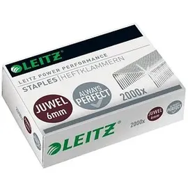 Leitz Heftklammern 6 mm Silber 2000 St.