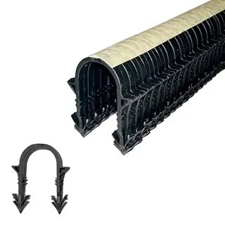 VERLEGEHILFEN 1000 Stück Tackernadeln für Fußbodenheizung/Fußbodenheizungsrohr - Profi-Tackernadeln - Heizrohrhalter - Fußbodenheizung Rohrhalter - Heizrohrclips - Made in Germany