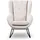 Fun Möbel Sessel Artemis Stoff Kronos 1-St. 70 x 80 x 90 cm Altweiß mit Kissen