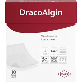 dr. ausbüttel gmbh & co. kg DracoAlgin Alginatkompresse 5x5 cm 10 st