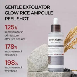 dr.melaxin Peel Shot Exfoliating Black Rice Ampoule 80 ml