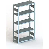 Meta S3 Steckregal CLIP verzinkt mit 5 Böden Grund