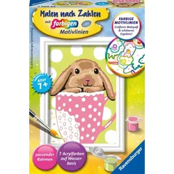 Ravensburger  CreArt 29690 - Süßes Schlappoh - Malen nach Zahlen Kaninchen für K...
