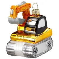 inges magic & goodz MAGIC Christbaumschmuck Glas Bagger Weihnachtskugeln Weihnachtsbaumschmuck Baufahrzeug