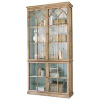 Mirabeau Hochschrank Schrank Garrard antikbraun/hellgrau braun|grau