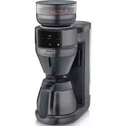 SEVERIN Kaffeemaschine mit Mahlwerk "KA 4855 Filterkaffee-Vollautomat FILKA 2.0 Thermo", schwarz inox, mattschwarz, 1,1 l, 8 Tasse(n), Kaffeemaschinen