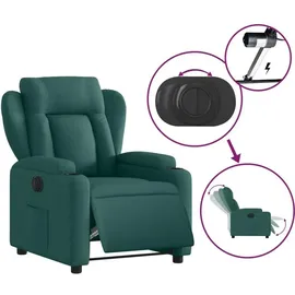 vidaXL Relaxsessel Elektrisch 149,50 x 78 x 0 cm Dunkelgrün