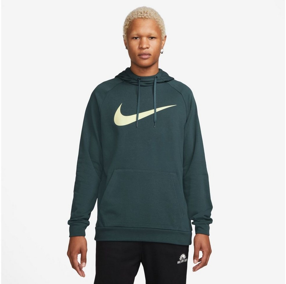 Nike Kapuzensweatshirt DRI-FIT MEN'S PULLOVER TRAINING HOODIE grün L