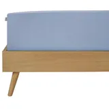 SCHIESSER Spannbettlaken Jersey 100 x 200 cm blau
