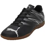 Puma ATTACANTO IT Soccer Shoe, Black-Silver Mist, 44.5