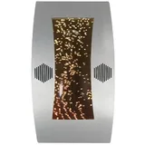 JVmoebel Zimmerbrunnen Led Wasserwand Wasser Säulen Wasserfall Bild Rahmen Water Wall, Made in Europa silberfarben