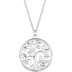 Elli Münze Tree of Life Lebensbaum 925 Sterling Silber Ketten   Damen 
