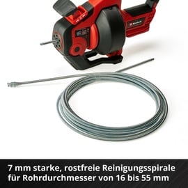 Einhell TE-DA 18/760 Akku-Rohrreinigungsmaschine 4514160