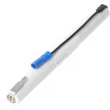 AccuCell Ersatz-Akku ideal passend für den RZB 71107840 Akku für Notleuchten, Notstromleuchten mit 3,6 Volt und 860mAh L1x3 Mignon AA mit Fastonstecker 2,8mm +Pol und 110mm Kabel und Faston-Buchse 2,8mm -Pol