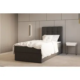moeblo Boxspringbett 90 x 200 cm Schwarz