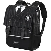 Karactermania Wednesday Uniform-Oxford Rucksack Schwarz