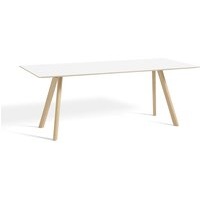 Tisch CPH30 water-based lacquered oak - white laminate 250 cm x 90 cm