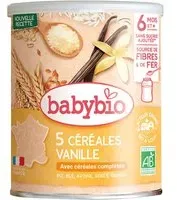 Babybio Céréales vanille bio dès 6 mois Poudre 220 g