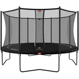 Berg Toys Trampolin Favorit Regular 380 cm inkl. Sicherheitsnetz Schwarz