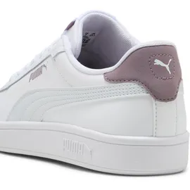 Puma Smash 3.0 L Herren Weiß/Silber/Plum Jam 39