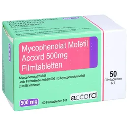 MYCOPHENOLAT MOFETIL Accord 500 mg Filmtabletten 50 St