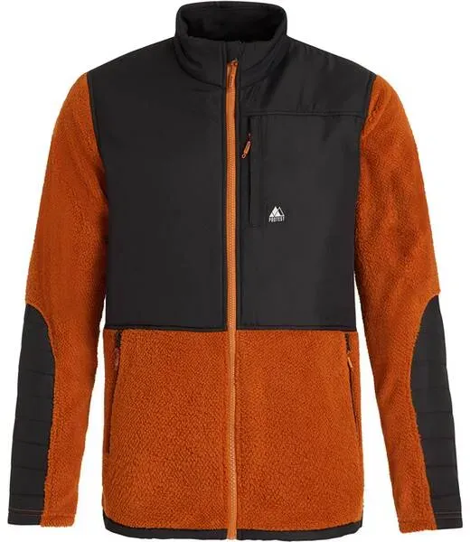 PROTEST Herren Unterjacke PRTMANITOBA full zip top, Umberorange, L