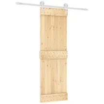 vidaXL Schiebetür rechts 70 x 210 cm Weiß
