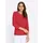 Lady Rundhals-Shirt Rot 44
