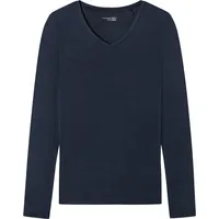 SCHIESSER Mix+Relax Pyjama-Shirt Blau S