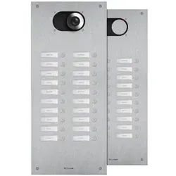 Comelit IX0220 Frontplatte Switch, 20 Teilnehmer, 2-reihig, V4A