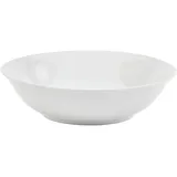 VAN WELL Salatschüssel VAN WELL "Trend", weiß, B:23cm H:6,2cm T:23cm Ø:23cm, Porzellan, Schüsseln, Salatschüssel, spülmaschinenfest und mikrowellengeeignet, Ø 23 cm