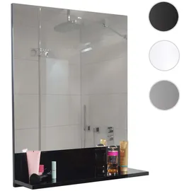 MCW Wandspiegel mit Ablage schwarz
