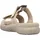 Rieker Damen Pantolette in beige - Gr. 36