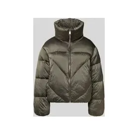 Boss Regular Fit Steppjacke aus schimmerndem Gewebe Modell 'PADILENA', Mud, 36