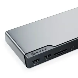 Alogic DV4 Universal Quad Display Docking Station Space Grey
