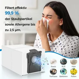 bisenkud 16 Stück Staubbeutel für Dreame L10s Ultra Gen 3 / Gen 2 / X50 Ultra Complete / L40s / L40 Ultra / Matrix10 Ultra / Aqua10 Ultra / X30 / X40 / Mo...