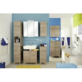 Pelipal Waschbeckenunterschrank Offenbach 60 x 62 x 33 cm Braun