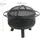 Relaxdays Feuerschale Ø 60 cm Schwarz